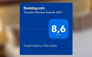Booking.com honored Intersur Recoleta with the Traveller Review Award